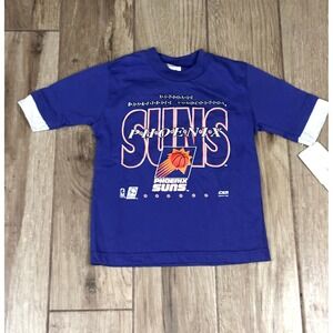 Vintage Phoenix Suns Youth T Shirt NWT Made USA‎ CSA NBA Basketball Kids 5/6